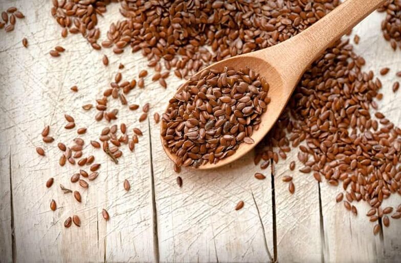 Sementes de linho de parasitas